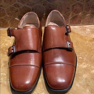 Boys Size 13 Florsheim Brown Dress Shoes